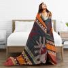 Decorative Kilim, Navaho Weave, Woven Textile Blankets Warm Flannel Throw Blanket Cover for Bed Living Room Picnic Home Couch
