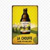 [ Mike86 ] Belgian Beer La Mc Cherry Chouffe Bok Soleil Metal Tin Sign Wall  Poster Iron Painting Pub Decoration S-02 20*30 CM