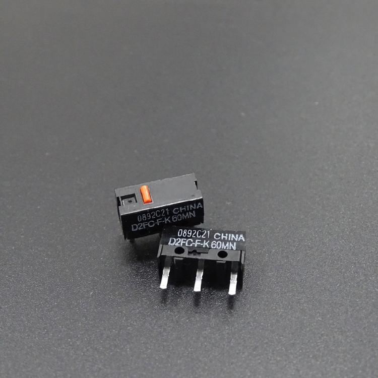 4 Adet Fare Mikro Anahtarı Kırmızı Nokta Fare Mikro Anahtarı D2FC-F-K 60M 0.74N 3 Pinli