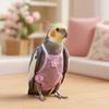 Yousheng Parrot Diaper Clothes with Leash, Parrot Flight Harness Diaper, Reusable Parrot Nappy Clothes, Outdoor Training Harness for Parakeet Budgies
