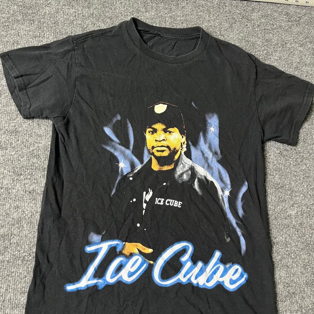 T-shirt Glaçon Homme Taille S Graphique Hip Hop Rap Manches Courtes Col Rond