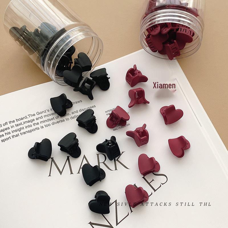 Black Mini Claw Hair Clips for Bangs and Stray Hair