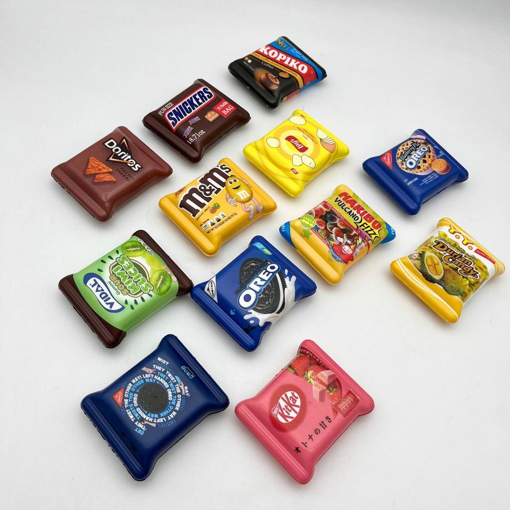 Saco de Lanche de Reação Lenta Brinquedo de Apertar: Brinquedo Anti-Estresse, Sucesso Viral, Item Decorativo Criativo com Tema de Comida