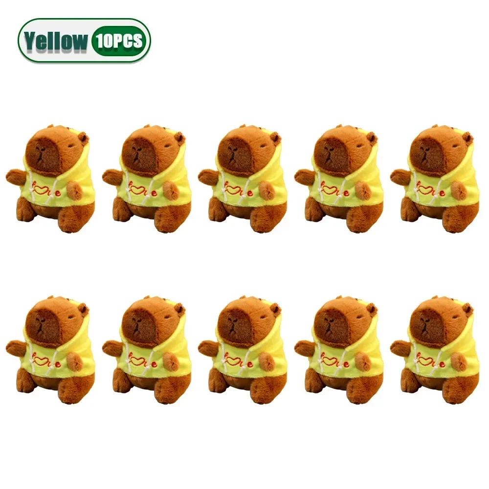 1-20PCS Capybara Plush Toy Keychain Water Pig Plush Doll for Backpack Hanging Christmas Gift Keychain Accesorios