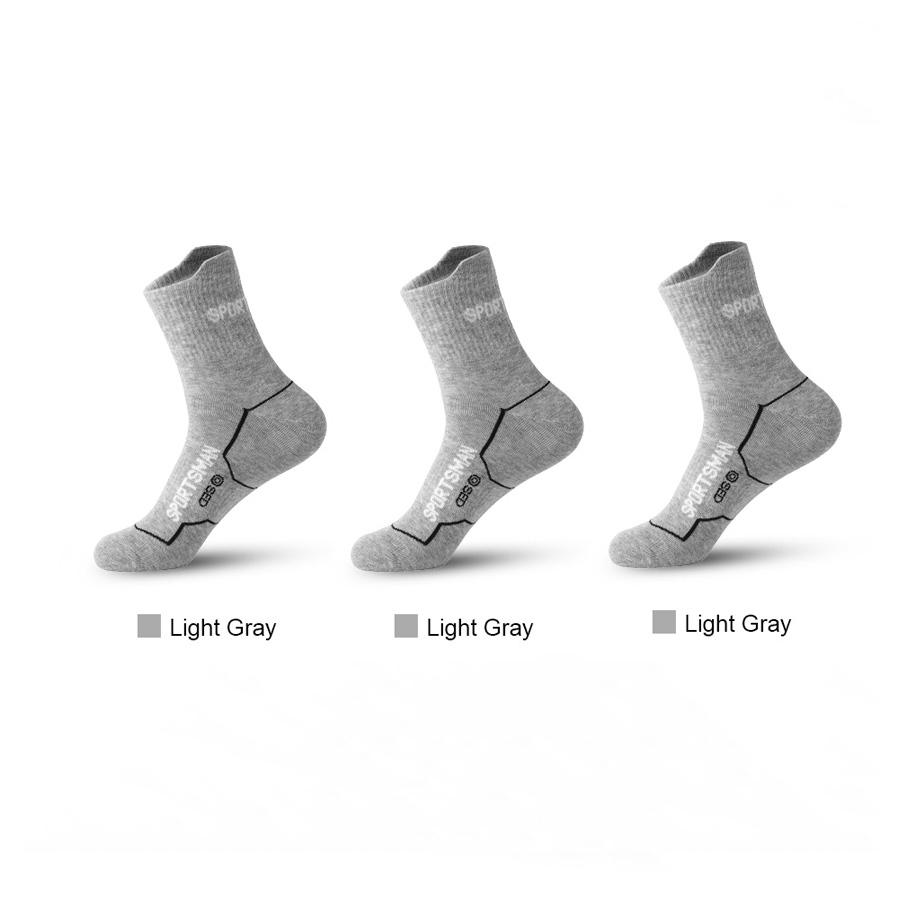 3 Ζεύγη Ανδρικές Κάλτσες Εξωτερικού Χώρου Γυμναστηρίου Υψηλής Ποιότητας Άνετες Μαλακές Με Πρόσφυση στο Έδαφος Νέο Στυλ Μεσαίο Αλφάβητο Μόδα Κάλτσες Τρεξίματος