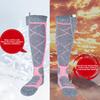 Electric Warm Outdoor Socks Elastic Comfortable Heated Socks 3 Modes Adjustable Breathable for Fishing Camping for Hiking Skiing