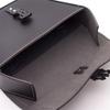 Black Synthetic Leather Motorcycle Side Saddle Bag Luggage For Cafe Racer Custom