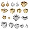 3D Puffy Heart Charms,Round-Ball Pendants Heart Pendant Jewelry Making Supplies for DIY Bracelet Necklace Earrings