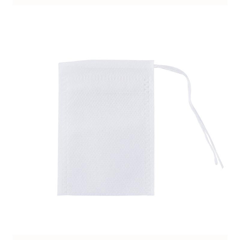 

Одноразовый нетканый фильтр-мешок для отваривания с всасывающим шнуром, защищающим от грязи, пакетик для отваривания порошка с традиционной китайской медициной, чайный пакетик 5 * 7 type белый