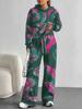 Dark Camouflage European And American Autumn And Winter Casual Long-Sleeved Suit Women'S Hooded Sweater And Trousers Two-Piece Set