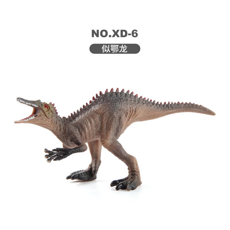 Miniature Realistic Dinosaur Figurines Set Featuring Various Models Crafted From Durable Pvc Material