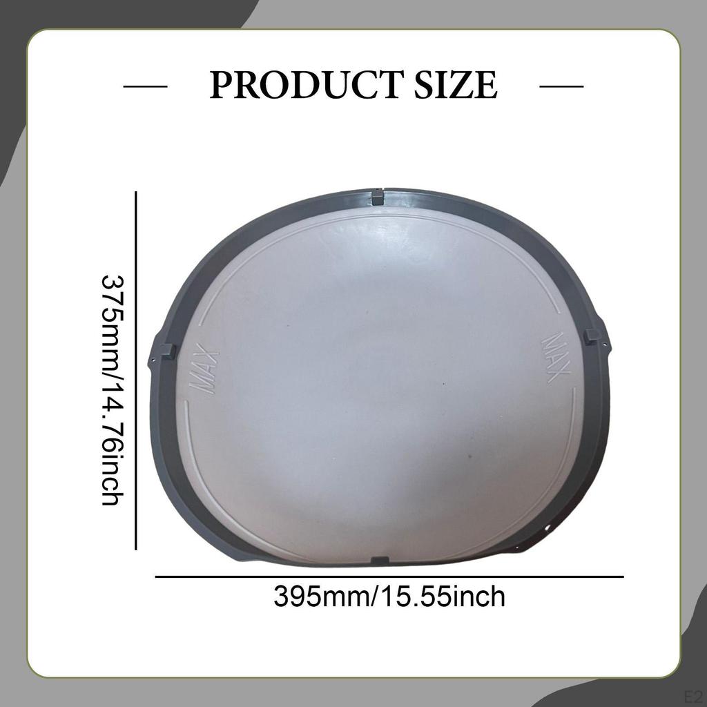 Cat Litter Box Silicone Mat Pad Easy Installation Maintenance Gray Component Pet Supplies