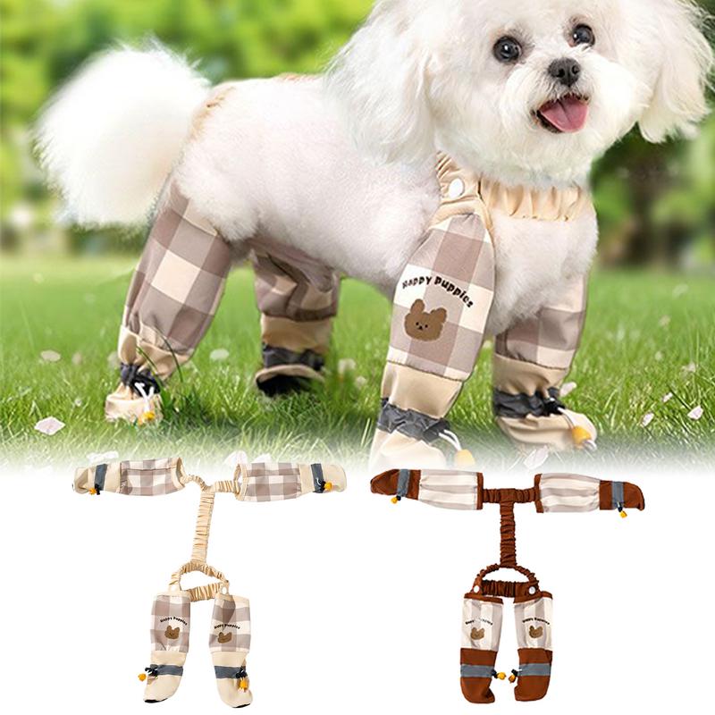 Dog Pants Cute Puppy Clothes With Shoes Pet Supplies Comfortable Dog Apparel For Adventures Garden Gatherings Indoor Outdoor