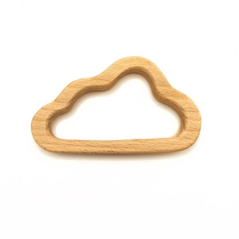Wooden Baby Toys, Rattle, Teething Toy, Baby's 100-Day And First Birthday Photo Props, Accessories, Toy Wooden Ring