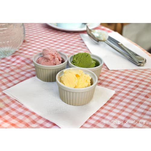 [.co.jp Exclusive] [Commercial Set] Durable Cut Souffle Bowls, 10cm Diameter, Set of 10, a Repeat Purchase from Successful Chefs.