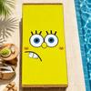 Beach Towels cute b-b-BobS-s Soft fun Quick Dry Pool cartoon s-S-S-SpongeS-eS bathing Towel Travel Gym Spa Camp sport face Gift