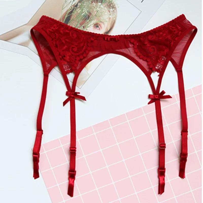 Cinturino Reggicalze Basso Stretto Retro Alta Qualità M Xl Taglia Grande Pizzo Floreale Calze Lingerie Donna Clip Per Calze Autoreggenti