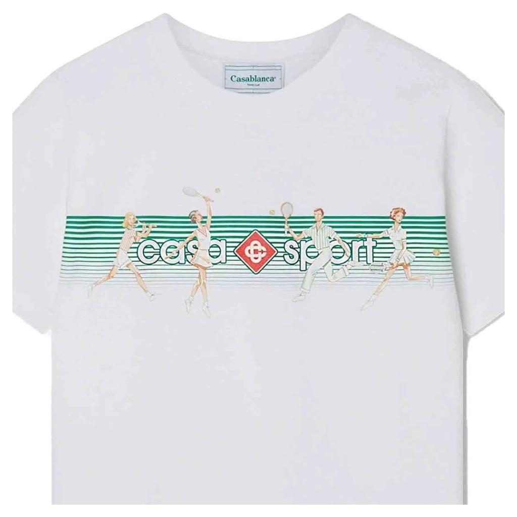 Casablanca Unisex Adult Playful Stripe T-Shirt