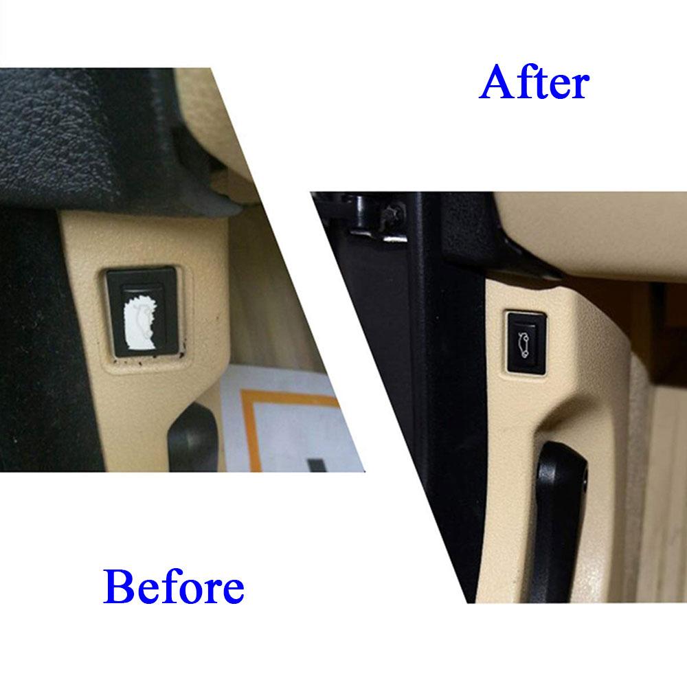 Capac buton de deblocare a portbagajului din spate al hayonului mașinii pentru BMW 3 5 7 X1 X3 F Series F20 F30 F35 F10 F11 F01 F02