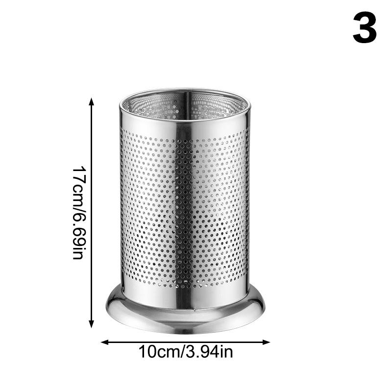 Stainless Steel Cutlery Holder Chopstick Storage Holder Organizer Container Drainer Spoon Fork Chopsticks Kitchen Storage Basket