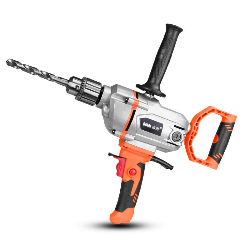 High-Power Electric Drill & Mixer for Concrete, Paint, and Cement