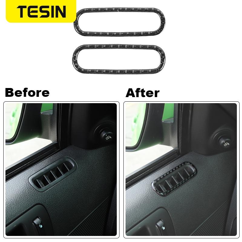 TESIN Autocolante de acoperire pentru decorațiuni interioare din fibră de carbon pentru Ford Mustang 2009 2010 2011 2012 2013 2014 Exterior