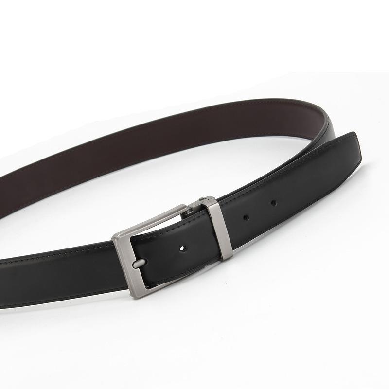 Needle Buckle Men's Belt Real Cowhide Korean Business and Casual Second Layer Cowhide Belt Men's Belt