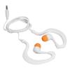 Swimming Headphones 3.5mm Plug Waterproof Conduction Headphones with Replace Earplugs for Swimming