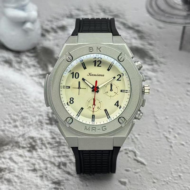 

Мужские часы JYL Повседневные Цифровые Круглые Силиконовый Ремешок white silver лазурный