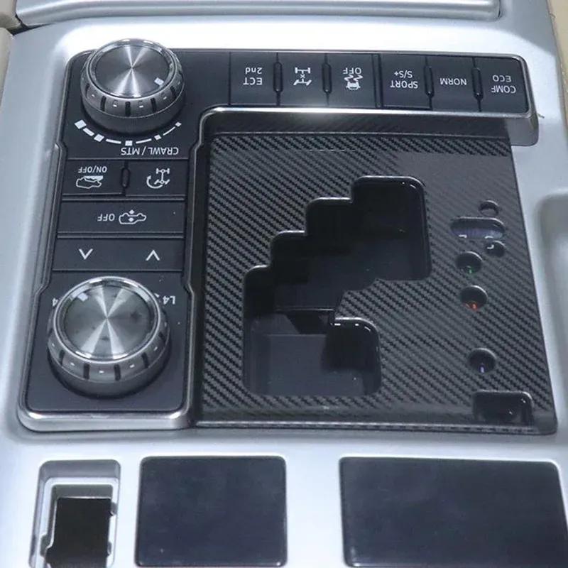 Car Center Console Gear Shift Panel Cover Trim Frame Stainless Steel For Toyota Land Cruiser 200 LC200 FJ200 2008- LHD