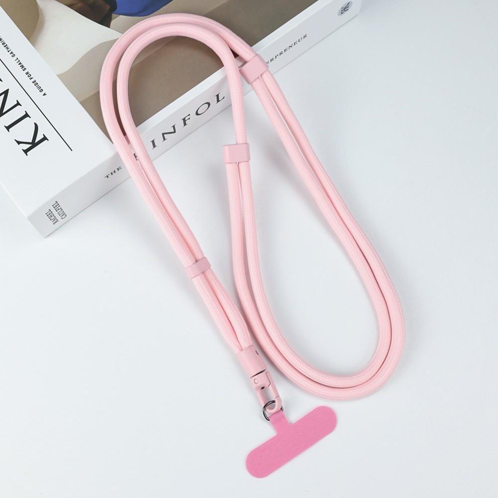Mobile Phone Lanyard Cross-body Adjustable Shoulder Hanging Neck Strong Outdoor Anti-lost Multifunctional Mobile Phone Chain Pink