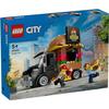 LEGO City Burger Truck Toy Block Educational Gift Boys Girls Children 5 Years Old 6 7 8 Vehicle Car Miniature 60404