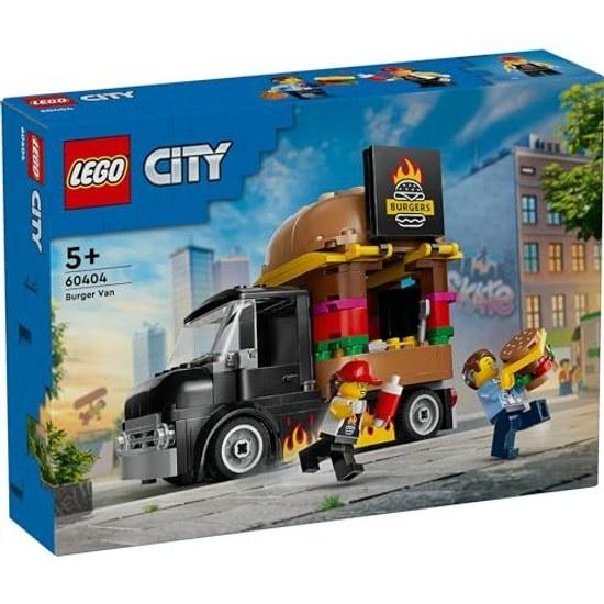 LEGO City Burger Truck Toy Block Educational Gift Boys Girls Children 5 Years Old 6 7 8 Vehicle Car Miniature 60404
