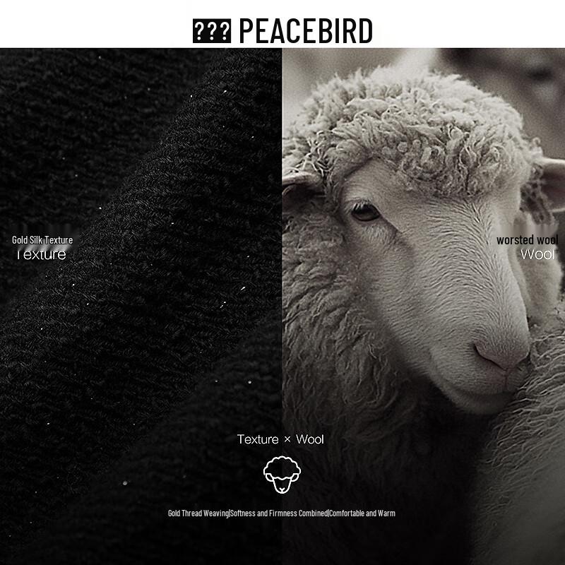 PEACEBIRD HERREN Texturierte Freizeitjacke BABCF4108