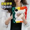 Silicone Tablet Case MatePad Mini 8.8 Inch With 360 Rotating Stand Shockproof Full Coverage Shell Wrist Strap