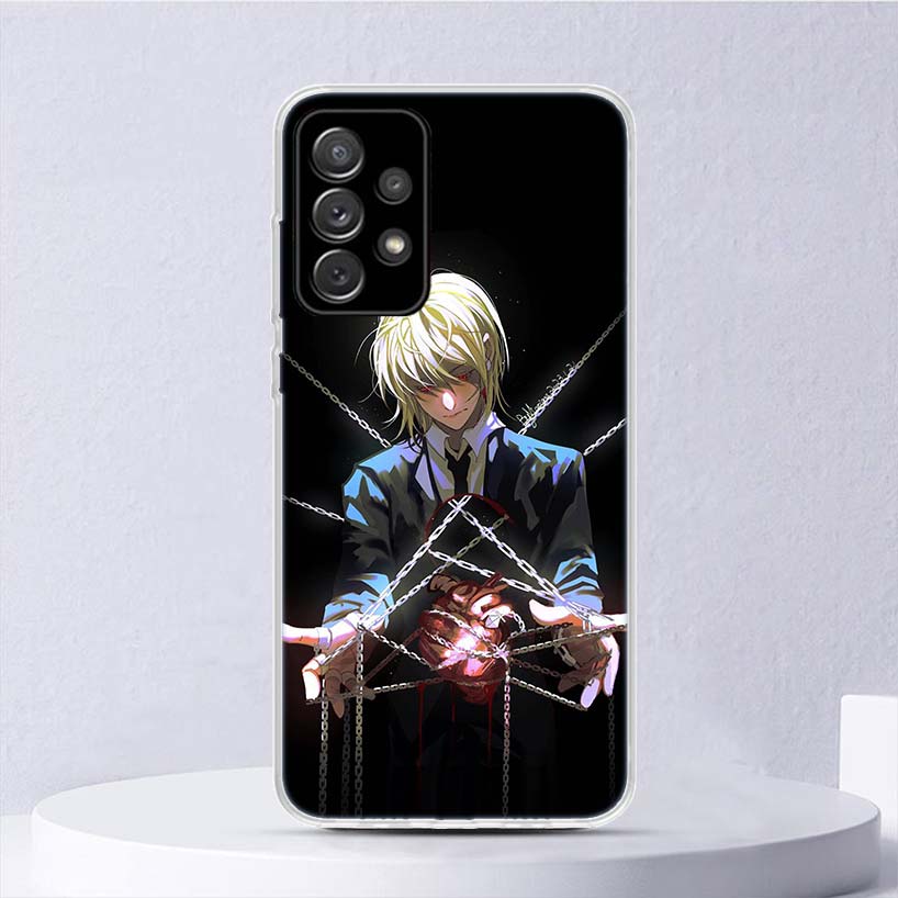 Huner X-Hunters Kurapika Soft Case For Samsung Galaxy A17 A16 A26 A36 A56 A15 A14 A13 A55 A54 A53 Phone Cover A25 A35 A24 A34 A2