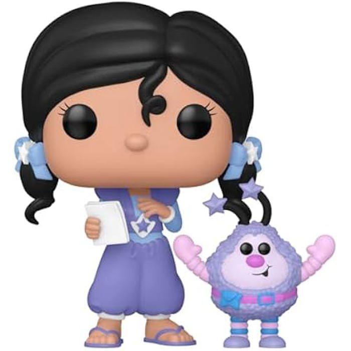 Figurine - funko pop! - rainbow brite - indigo doll &amp; hammy - 9,5 cm - vinyle de qualité