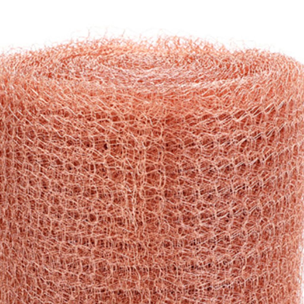 Copper Mesh Oxidation Proof Rust Proof Versatile Bendable Copper Wire Mesh Roll For Horticultural Protection 12.7CMx6M