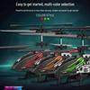 3.5-Channel Alloy Remote Control Helicopter with Cool Lights - Drop-Resistant Toy Aircraft