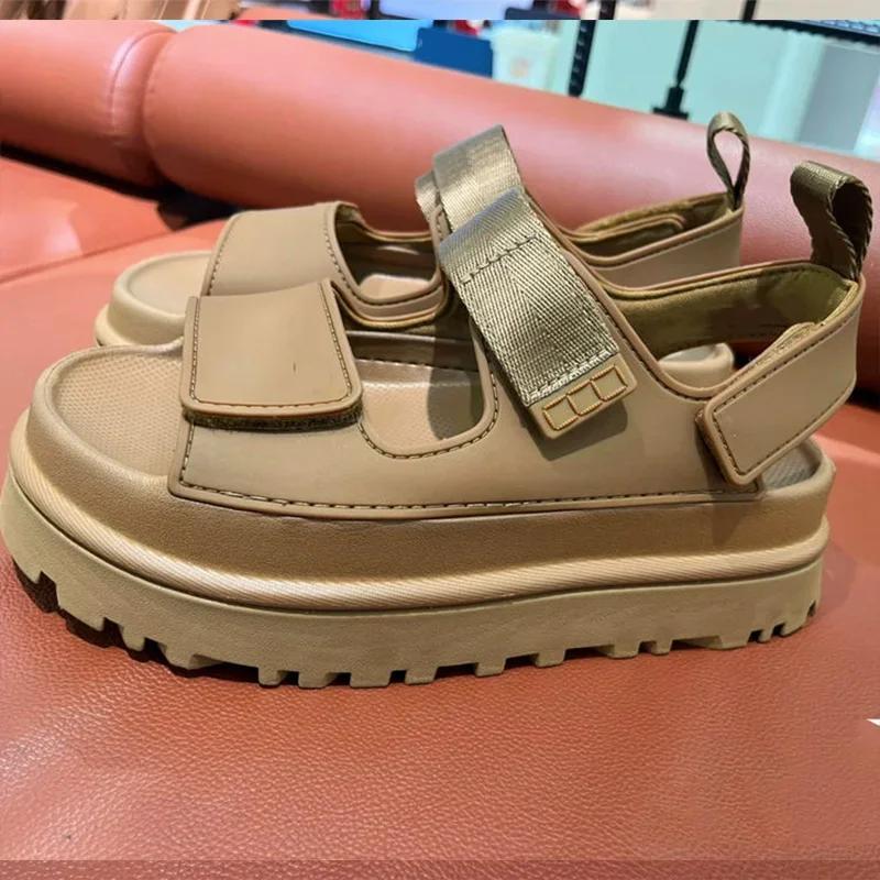 Platform Women Sandals Flats Casual Woman Shoes Designer Slippers Fashion Slides New Trend Flip Flops Cozy Mujer Sandalias