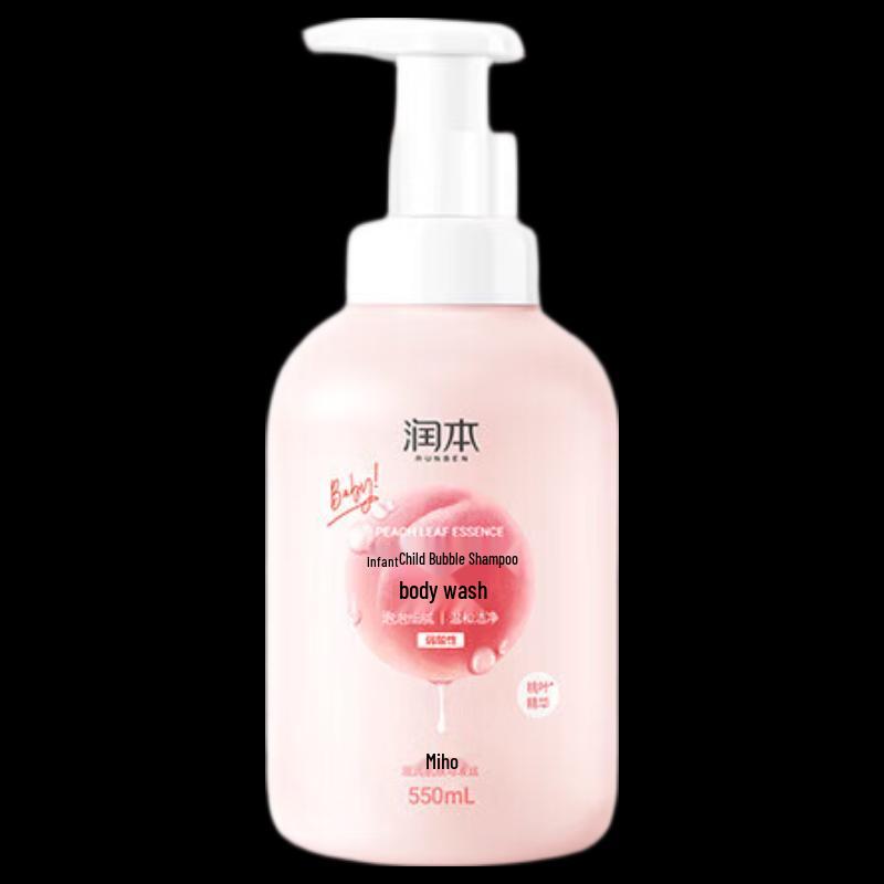 

RUNBEN Baby 2-in-1 Bubble Wash with Peach Leaf Extract
