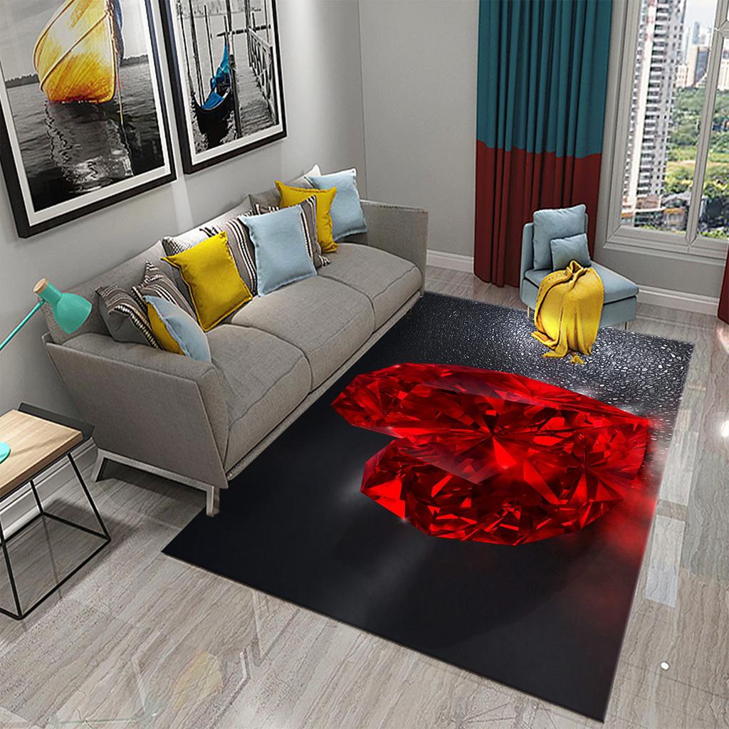 Living room balcony bedroom floor mat soft children's room rug casual rug bathroom non-slip rug sparkling diamond rug