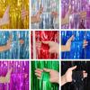 Birthday Party Prom Background Wall Decoration Rainwire Curtain Foil Curtain Tassels Door Curtain