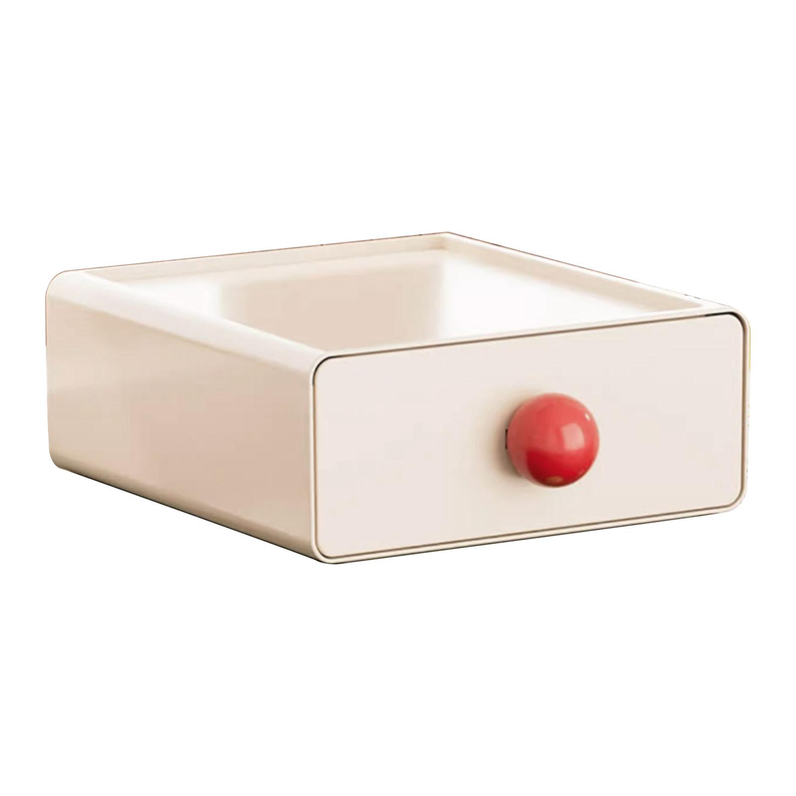 

Штабелируемый настольный ящик большого объема, пластиковый настольный органайзер с выдвижным ящиком для канцелярских принадлежностей, косметики