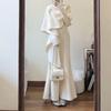 2025 Autumn/Winter Cloak & Mermaid Dress: Elegant Two-Piece Set