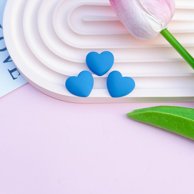 Peach Heart Resin Accessories: DIY Phone Case, Water Cup Patch, Car Storage, Shoe & Clothing Headdress