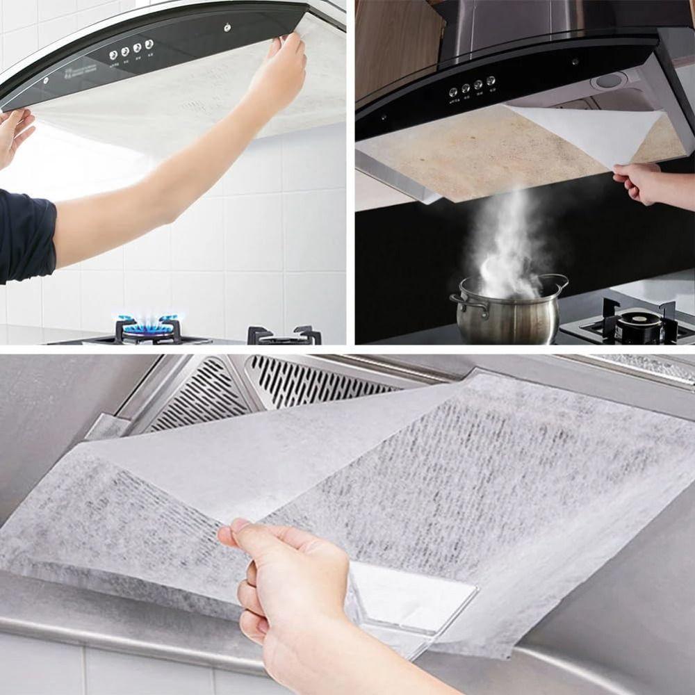 Non-woven Oil Filter Paper Heavy-Duty Cooker Hood Extractor Fan Filter Oil-Absorbing Mesh Covers