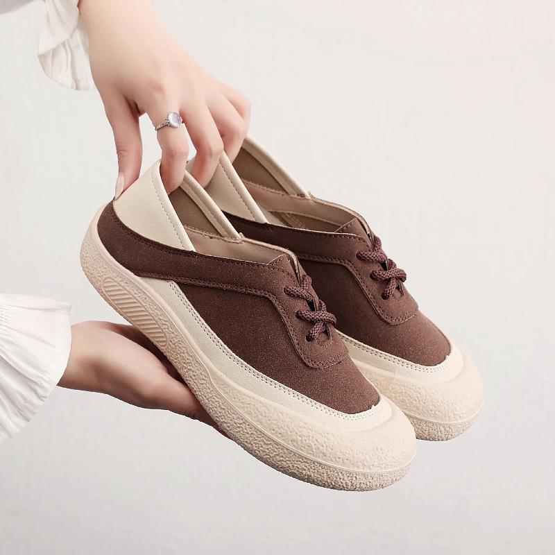 Processing and customization of new summer versatile casual thick-soled comfortable one-pedal breathable fashionable women's old Beijing cloth shoes