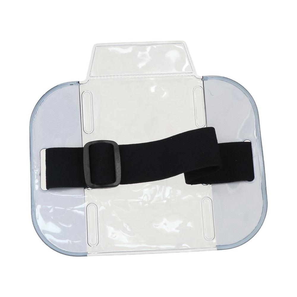 Design Arm Elastic Band Bag Card Bag Men PVC Transparent Elastic Arm Band ID Badge Holder Credit Card Case Photo Armband