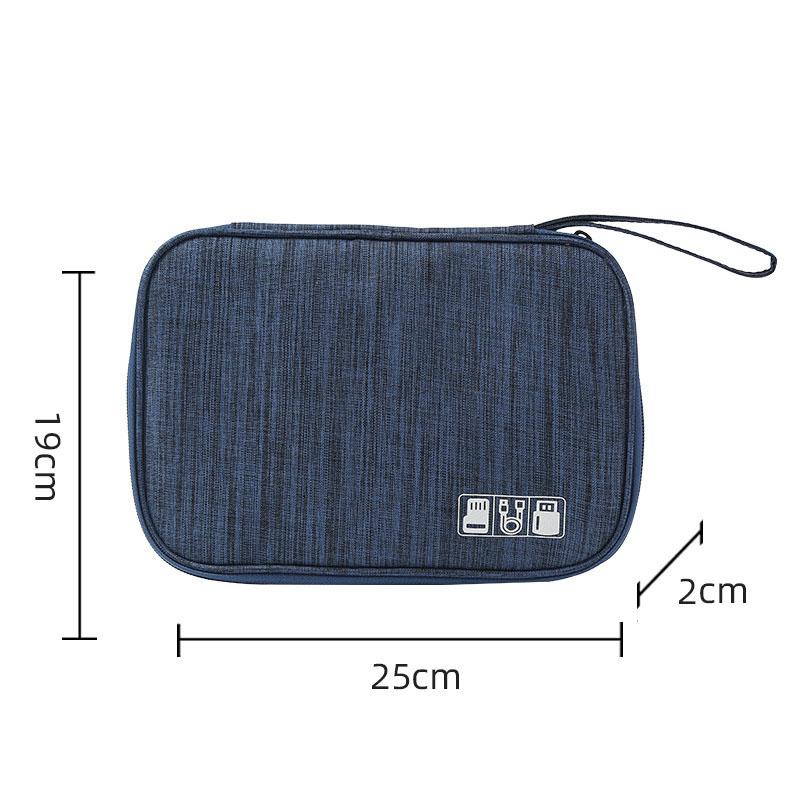 Portable Phone Cable Storage Bag Electronic Accessory Organizer Bag USB OTG Data Cable Charger Plug Travel Waterproof Organizer